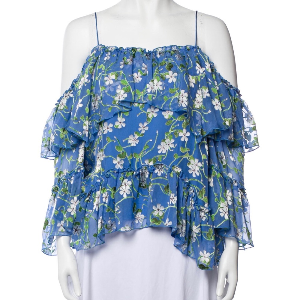 Alice + Olivia Floral Blouse